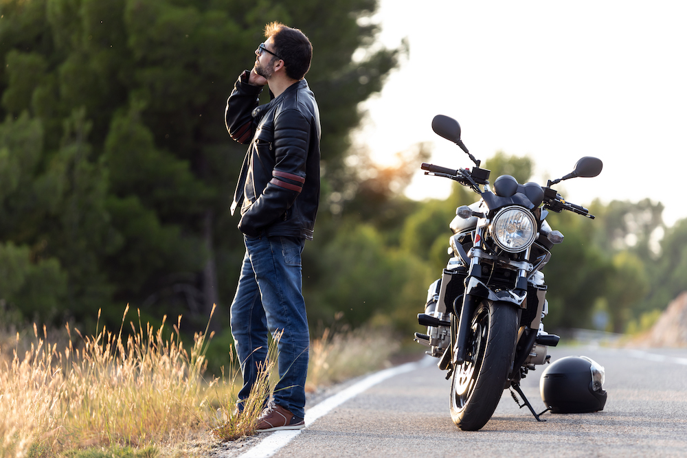 Biker calling about a motorcycle accident settlement