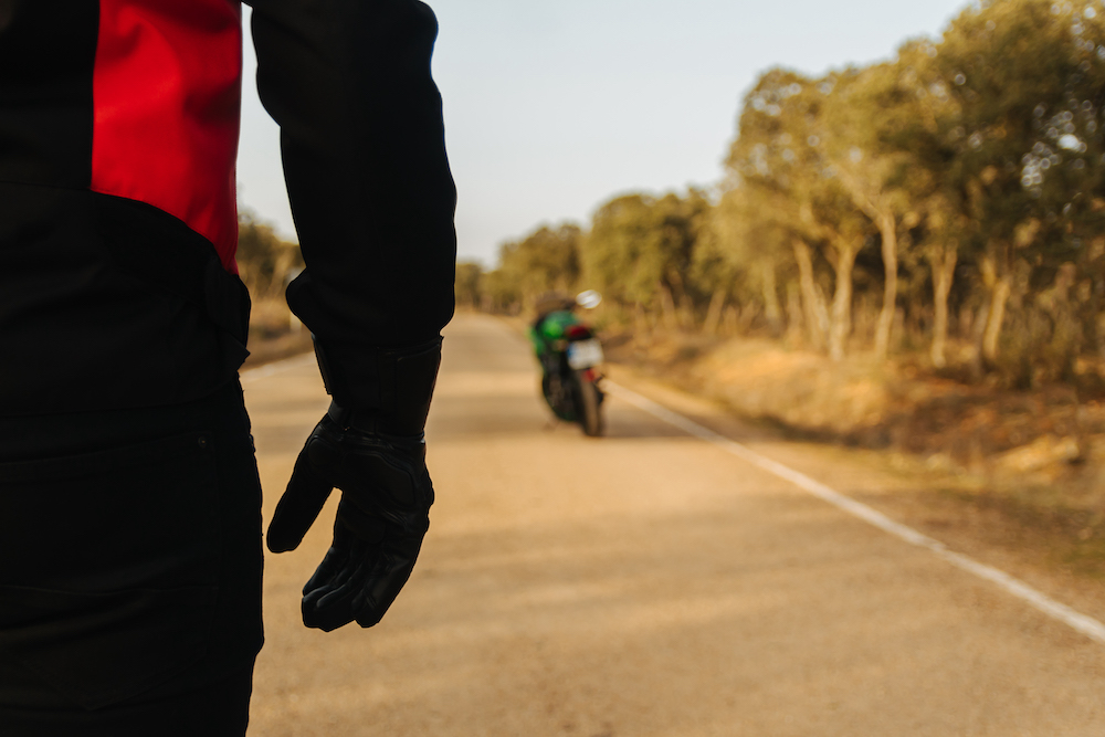 Biker who needs a motorcycle accident attorney in Kansas City